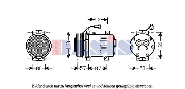 AKS DASIS Kompressori, ilmastointilaite 851803N